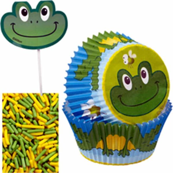 frog cupcake decorating kit